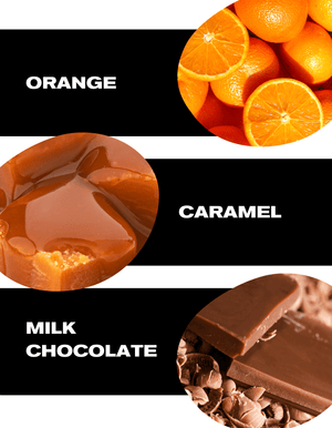 Tasting Notes - Orange, Caramel, Milk Chocolate