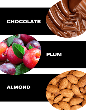 Tasting Notes: Chocolate, Plum, Almond
